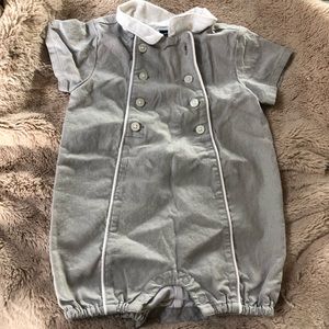 Janie and Jack Bubble Romper • 6-12m